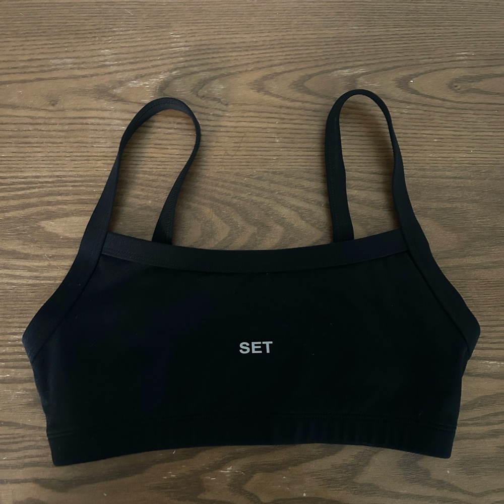SET Active Black Sports Bra